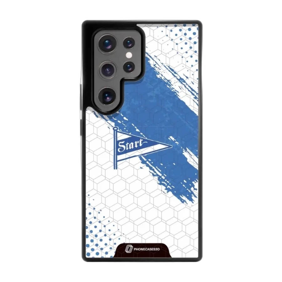 Phonecases3D Samsung Galaxy S25 Ultra IK Start 3D mobilcover, sort billede 1
