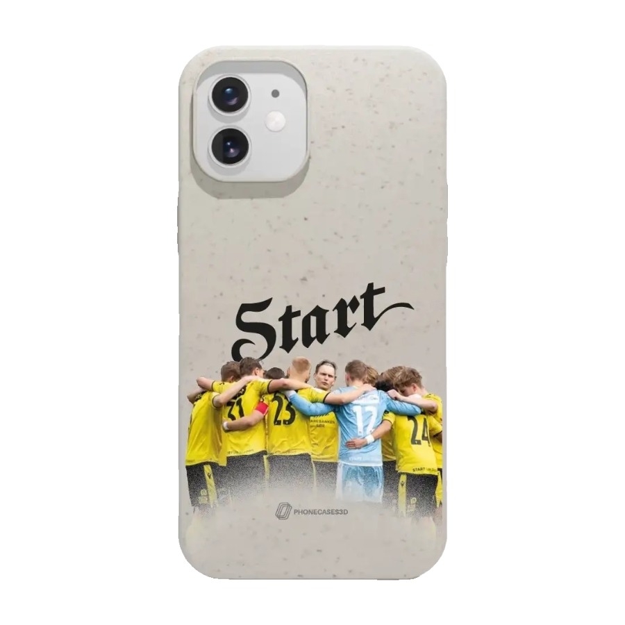 Phonecases3D iPhone 12 IK Start komposterbart cover, hvid billede 1