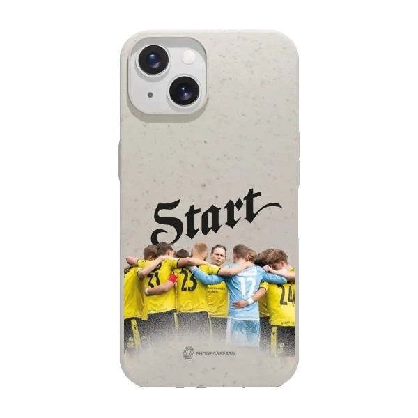Phonecases3D iPhone 15 IK Start komposterbart cover, hvid billede 1