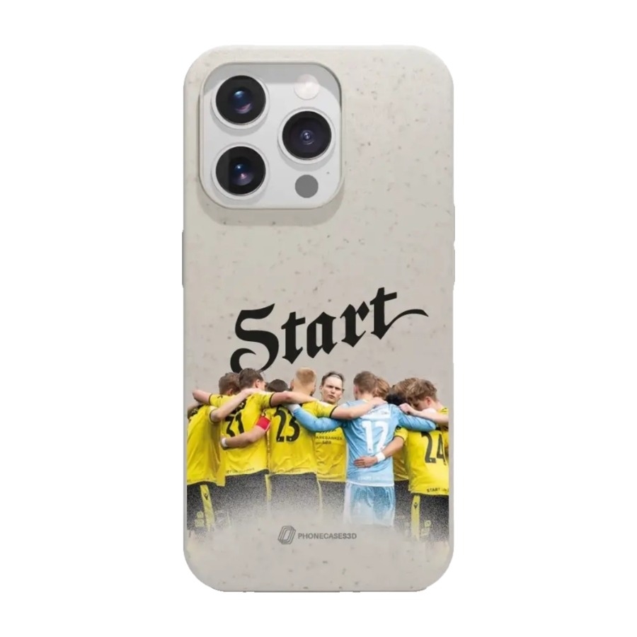 Phonecases3D iPhone 15 Pro IK Start komposterbart cover, hvid billede 1
