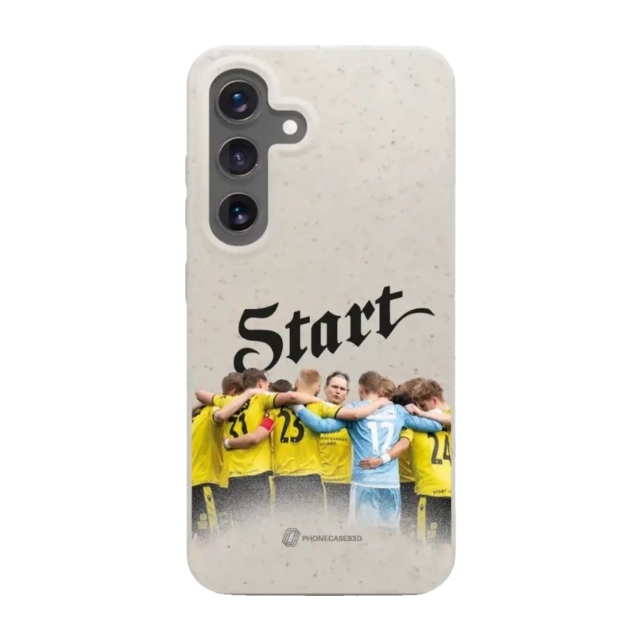 Phonecases3D Samsung Galaxy S25 IK Start komposterbart cover, hvid billede 1