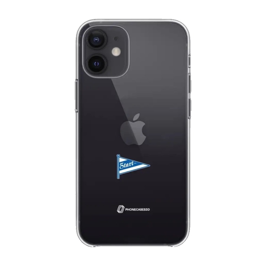 Phonecases3D iPhone 12 IK Start Clear case -mobilcover, sort billede 1