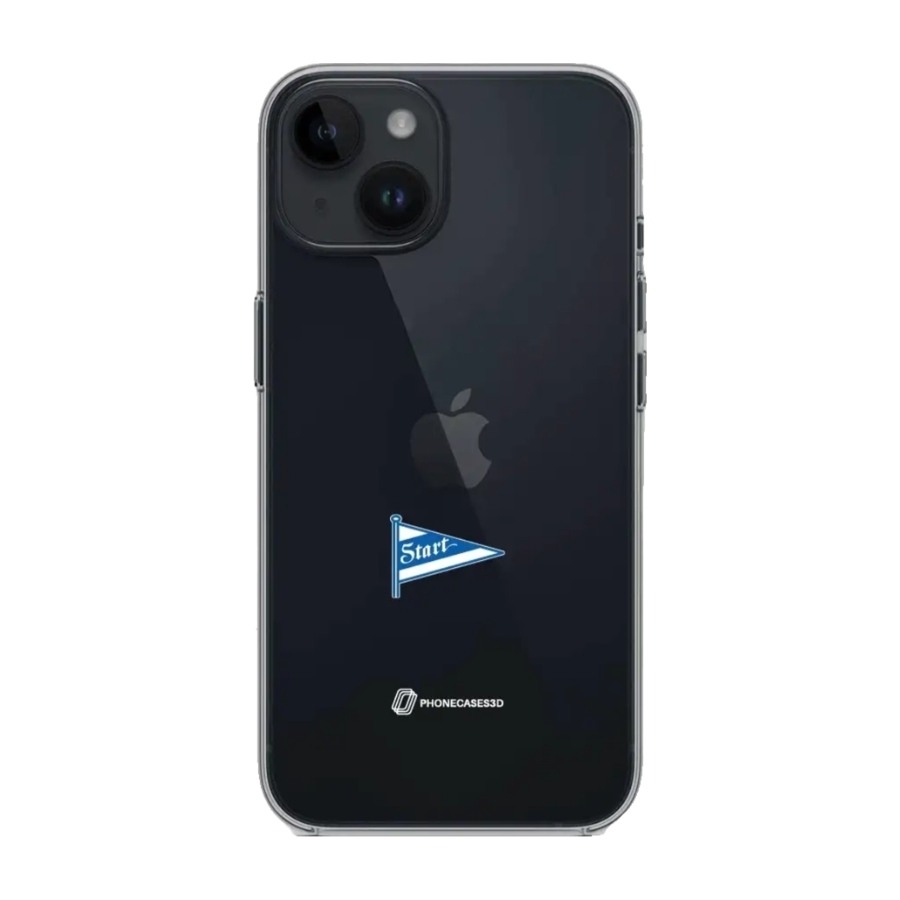 Phonecases3D iPhone 14 IK Start Clear case -mobilcover, sort billede 1