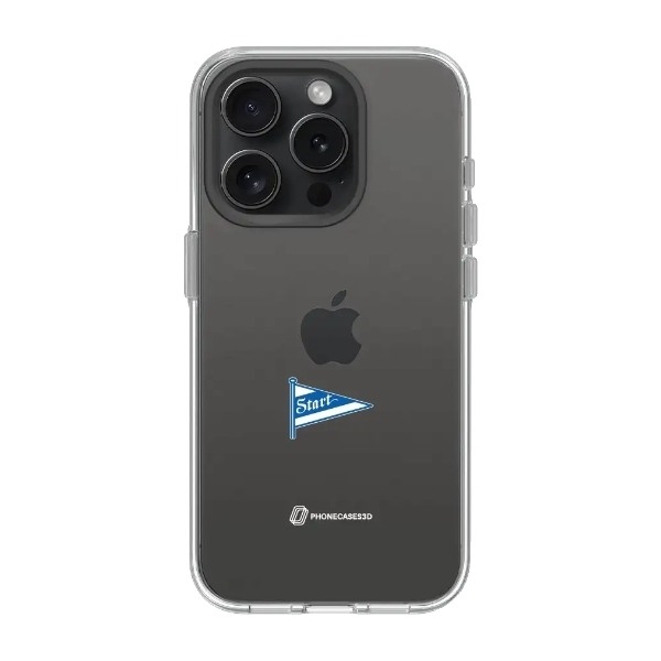 Phonecases3D iPhone 16 Pro IK Start Clear case -mobilcover, sort billede 1