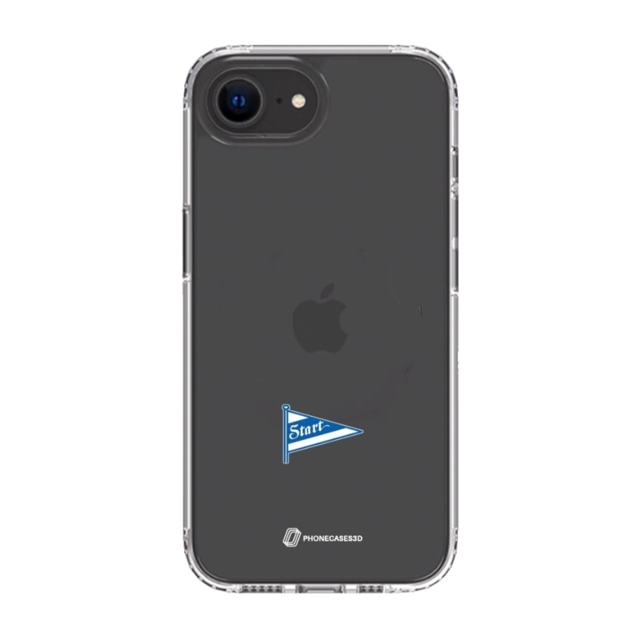 Phonecases3D iPhone 17e/16e IK Start Clear case -mobilcover, sort billede 1