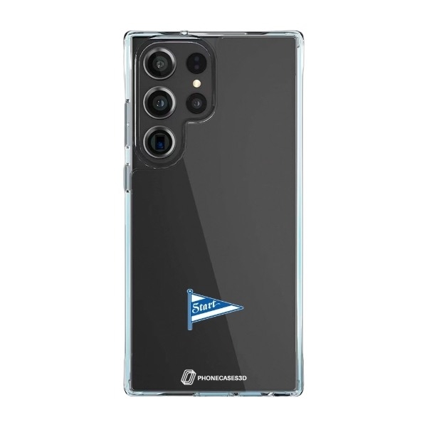 Phonecases3D Samsung Galaxy S25 Ultra IK Start Clear case -mobilcover, sort billede 1