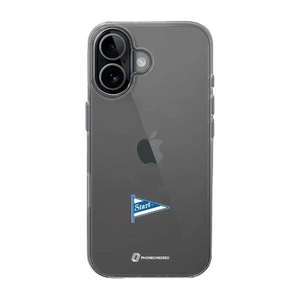 Phonecases3D iPhone 17 IK Start Clear case -mobilcover, sort billede 1