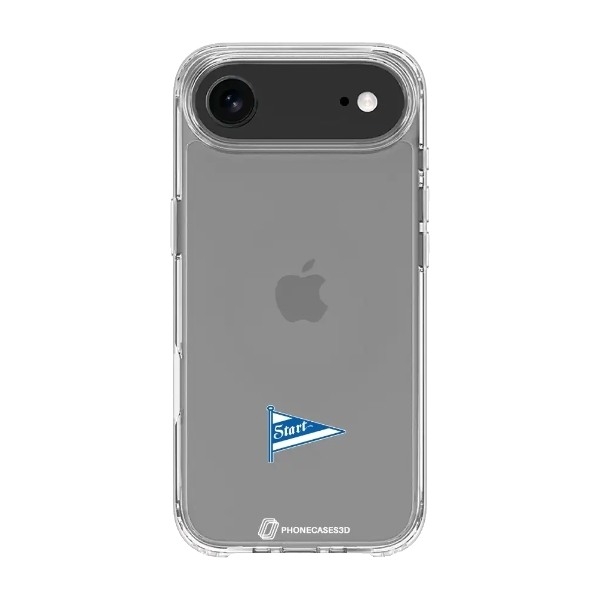 Phonecases3D iPhone Air IK Start Clear case -mobilcover, sort billede 1