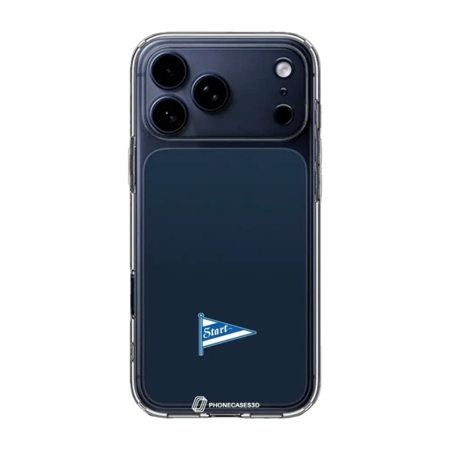 Phonecases3D iPhone 17 Pro Max IK Start Clear case -mobilcover, sort billede 1