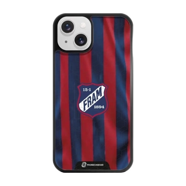 Phonecases3D iPhone 13 IF Fram Larvik 3D mobilcover, sort billede 1
