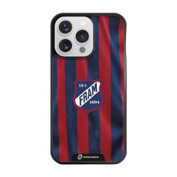 Phonecases3D iPhone 13 Pro IF Fram Larvik 3D mobilcover, sort billede 1