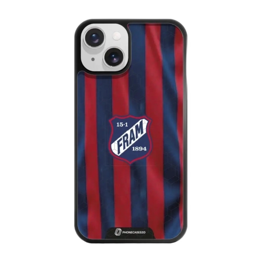 Phonecases3D iPhone 14 IF Fram Larvik 3D mobilcover, sort billede 1