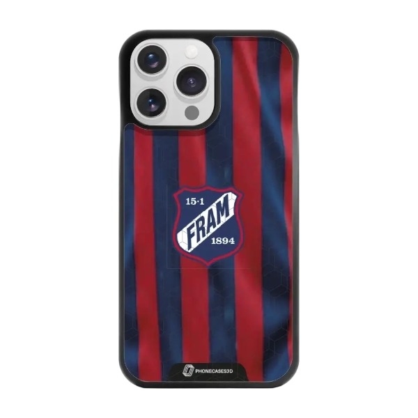 Phonecases3D iPhone 14 Pro IF Fram Larvik 3D mobilcover, sort billede 1