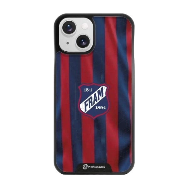 Phonecases3D iPhone 15 IF Fram Larvik 3D mobilcover, sort billede 1