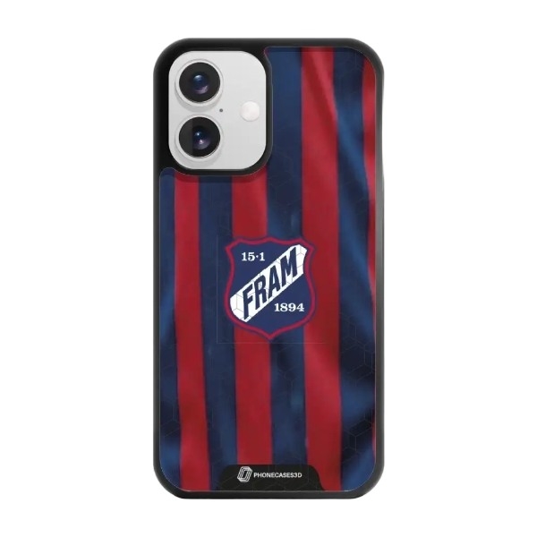 Phonecases3D iPhone 16 IF Fram Larvik 3D mobilcover, sort billede 1