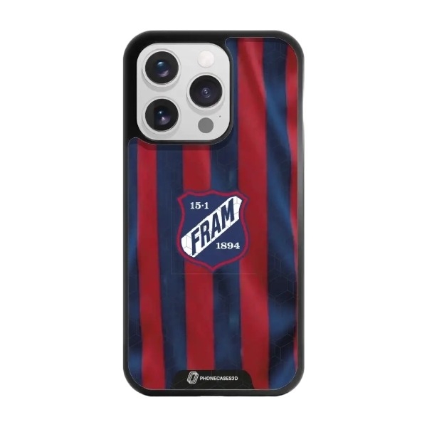 Phonecases3D iPhone 16 Pro IF Fram Larvik 3D mobilcover, sort billede 1