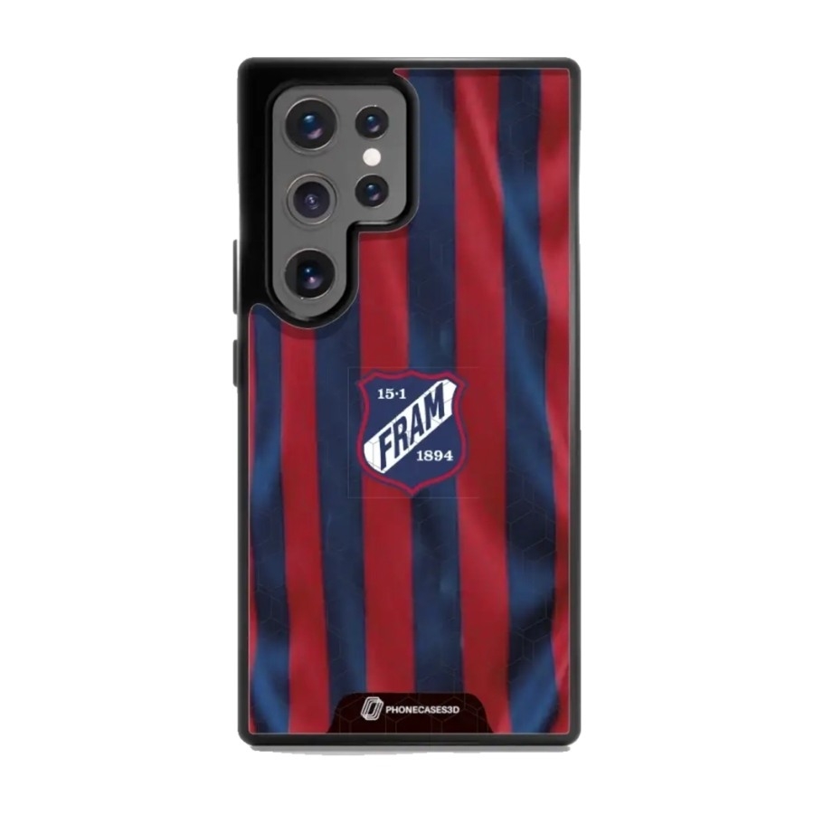 Phonecases3D Samsung Galaxy S25+ IF Fram Larvik 3D mobilcover, sort billede 1
