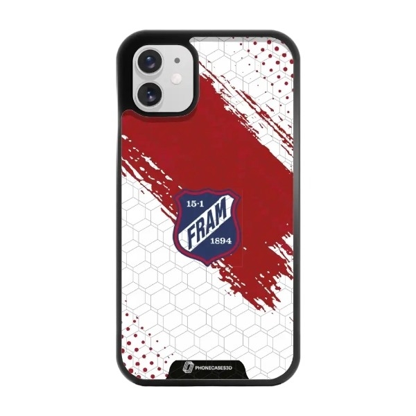 Phonecases3D iPhone 11 IF Fram Larvik 3D mobilcover, sort billede 1
