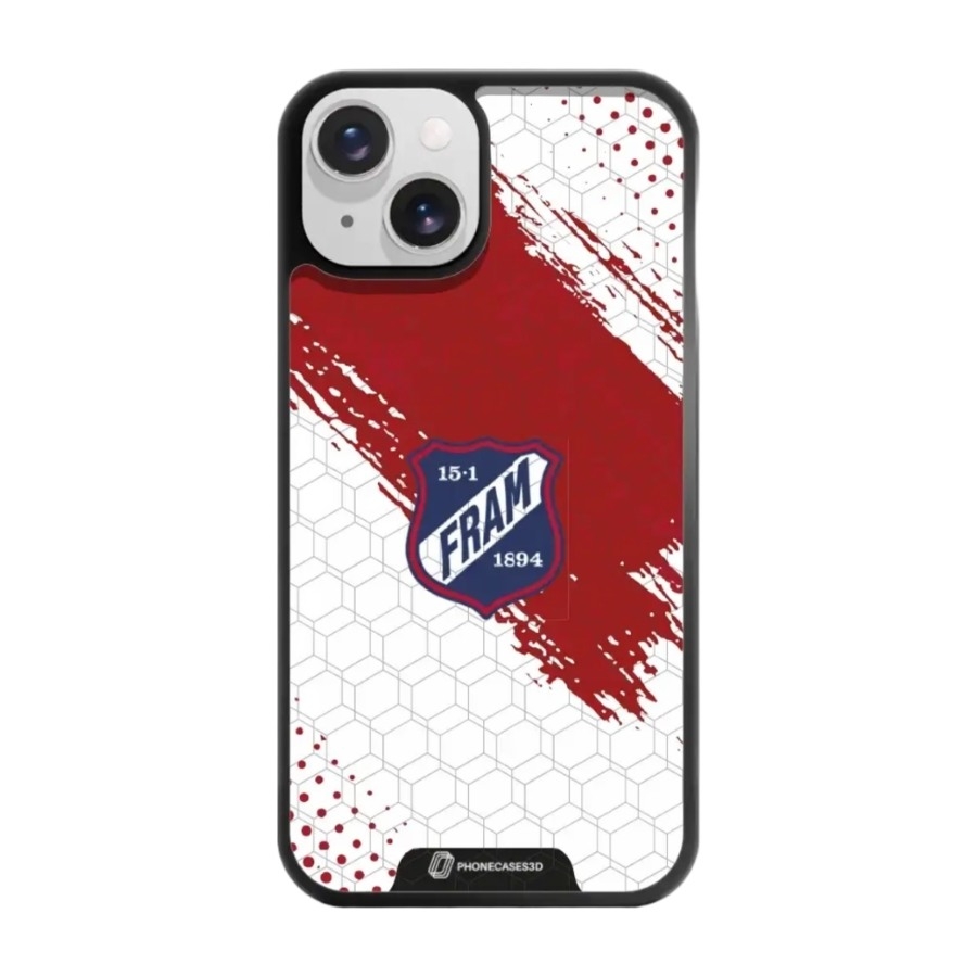 Phonecases3D iPhone 14 IF Fram Larvik 3D mobilcover, sort billede 1