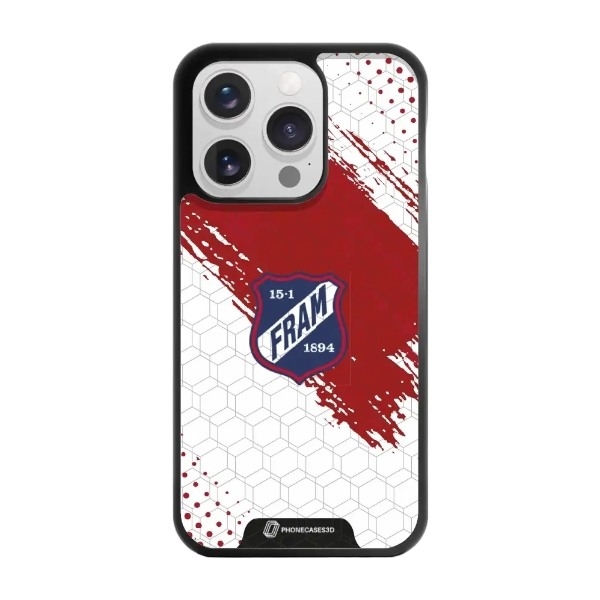 Phonecases3D iPhone 15 Pro IF Fram Larvik 3D mobilcover, sort billede 1