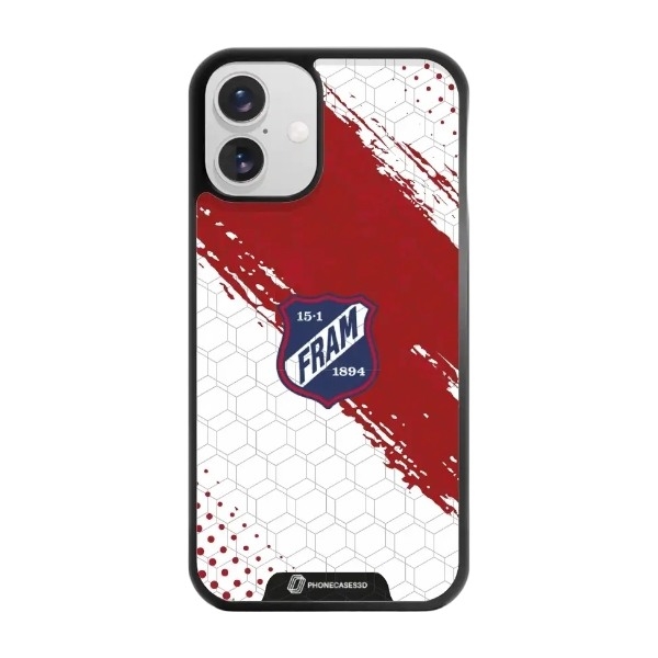 Phonecases3D iPhone 16 Plus IF Fram Larvik 3D mobilcover, sort billede 1