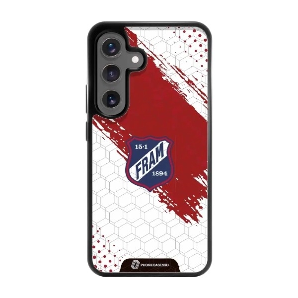 Phonecases3D Samsung Galaxy S25 IF Fram Larvik 3D mobilcover, sort billede 1