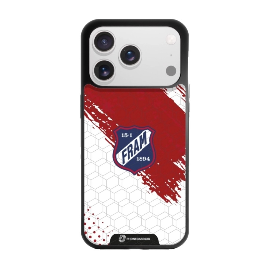 Phonecases3D iPhone 17 Pro IF Fram Larvik 3D mobilcover, sort billede 1