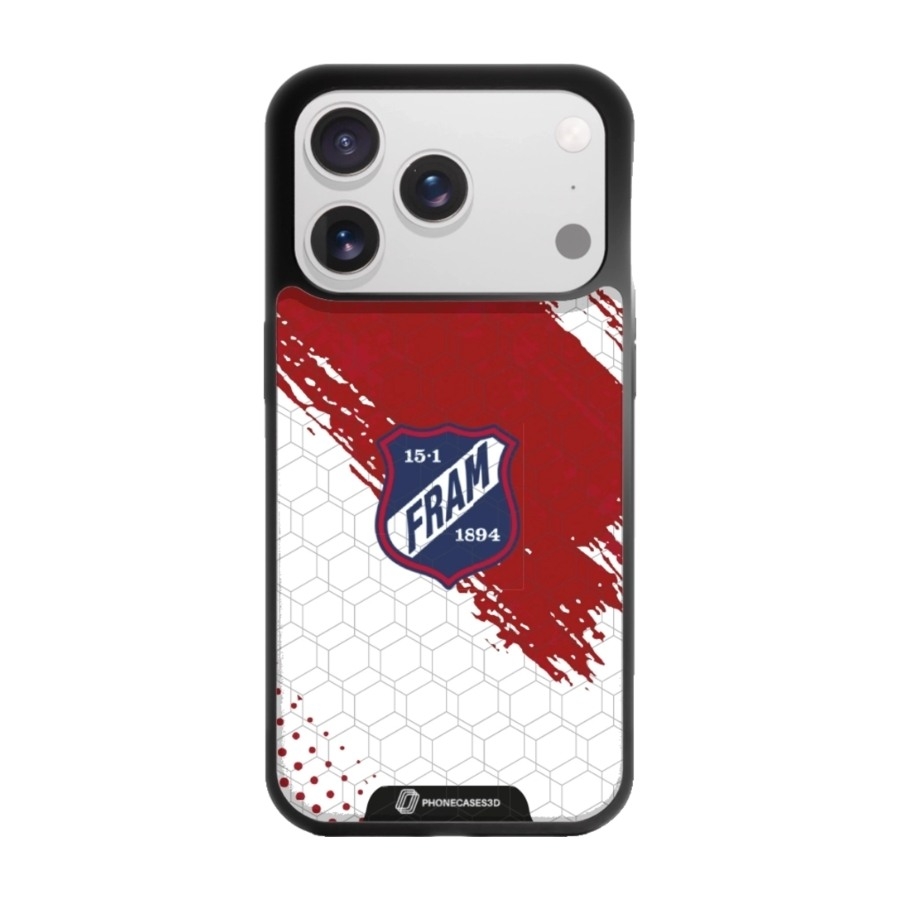 Phonecases3D iPhone 17 Pro Max IF Fram Larvik 3D mobilcover, sort billede 1