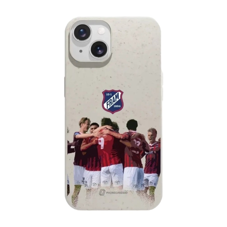 Phonecases3D iPhone 14 IF Fram Larvik komposterbart cover, hvid billede 1
