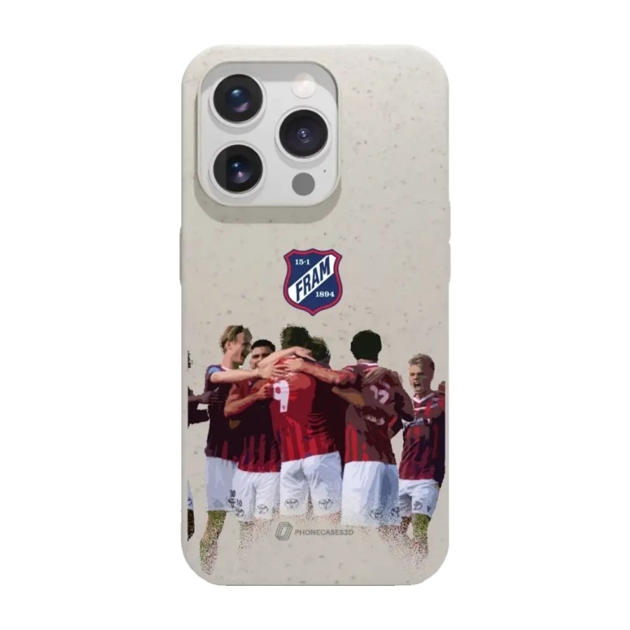 Phonecases3D iPhone 16 Pro IF Fram Larvik komposterbart cover, hvid billede 1