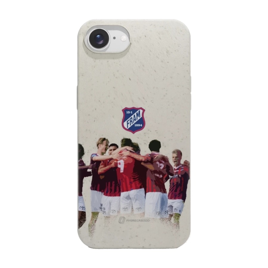 Phonecases3D iPhone 17e/16e IF Fram Larvik komposterbart cover, hvid billede 1