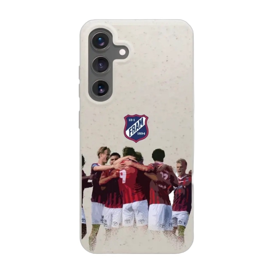 Phonecases3D Samsung Galaxy S25+ IF Fram Larvik komposterbart cover, hvid billede 1