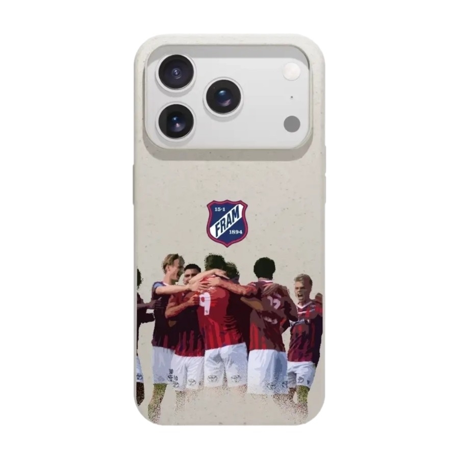 Phonecases3D iPhone 17 Pro Max IF Fram Larvik komposterbart cover, hvid billede 1