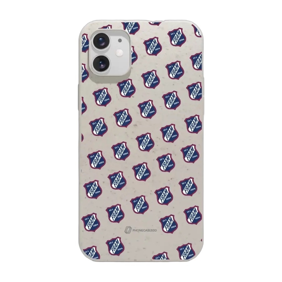 Phonecases3D iPhone 11 IF Fram Larvik komposterbart cover, hvid billede 1