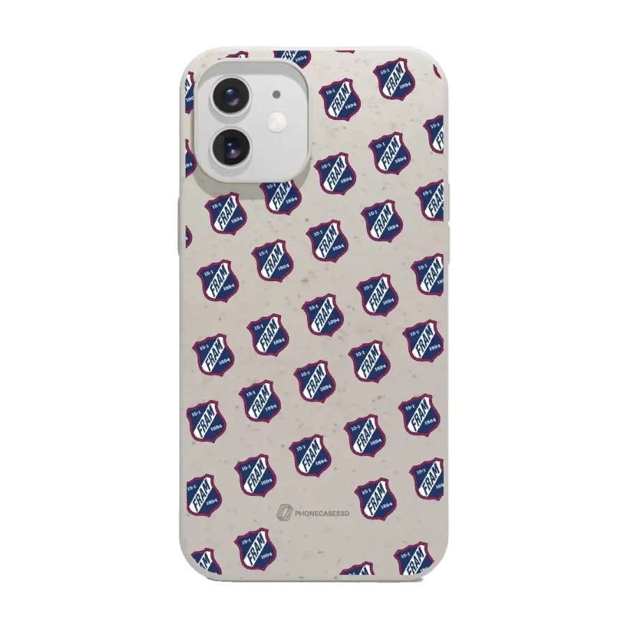 Phonecases3D iPhone 12 IF Fram Larvik komposterbart cover, hvid billede 1