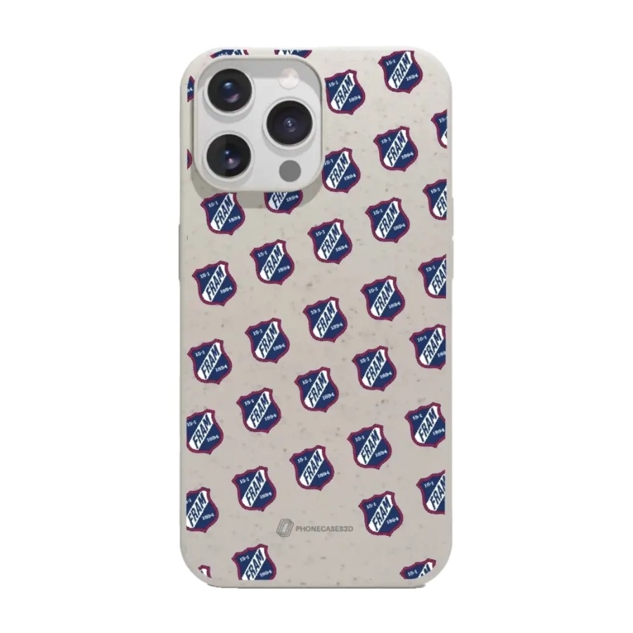 Phonecases3D iPhone 14 Pro IF Fram Larvik komposterbart cover, hvid billede 1