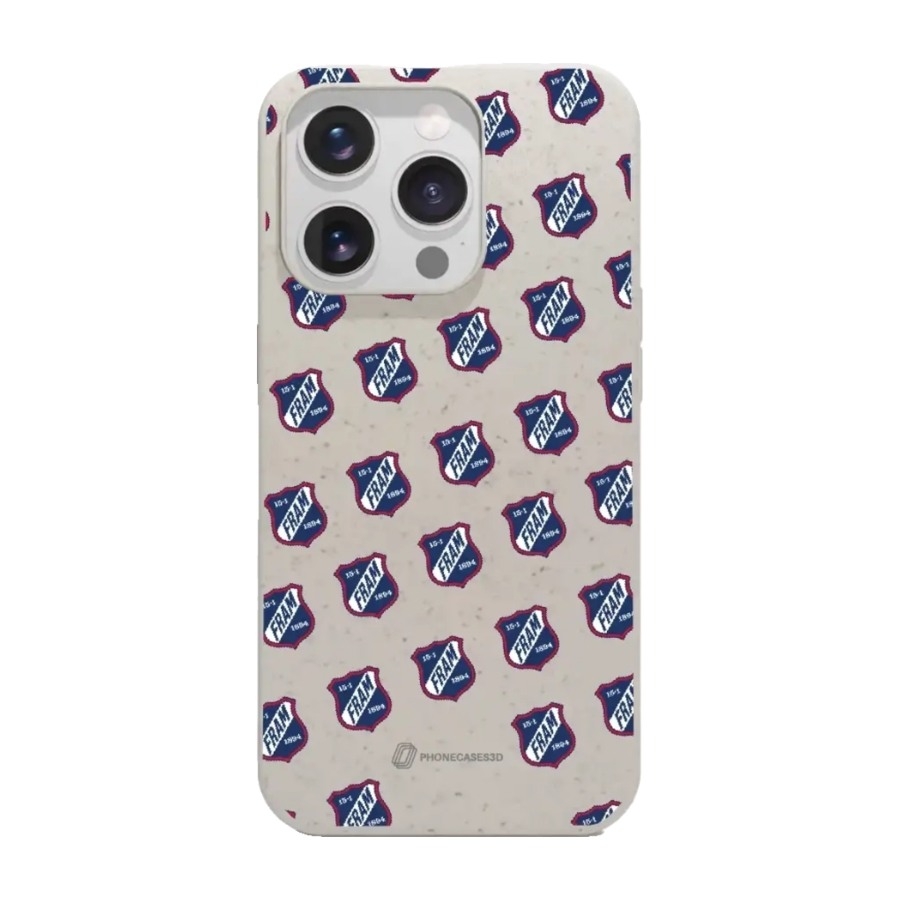 Phonecases3D iPhone 15 Pro IF Fram Larvik komposterbart cover, hvid billede 1