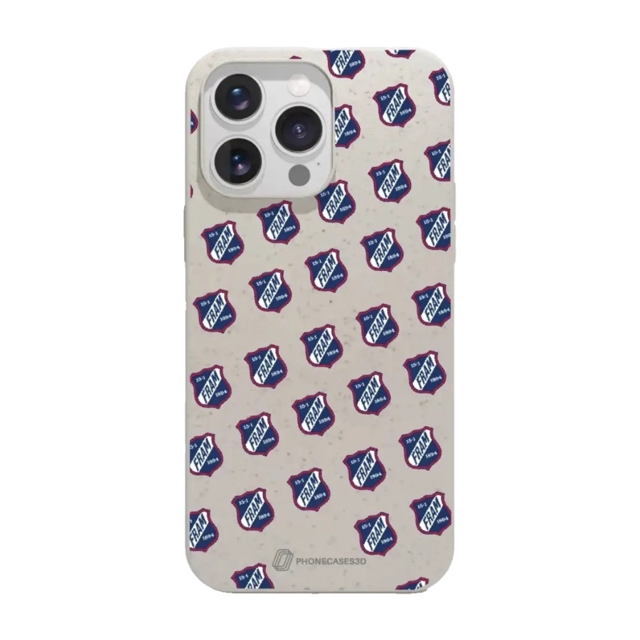Phonecases3D iPhone 16 Pro Max IF Fram Larvik komposterbart cover, hvid billede 1