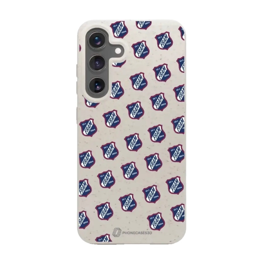 Phonecases3D Samsung Galaxy S25+ IF Fram Larvik komposterbart cover, hvid billede 1
