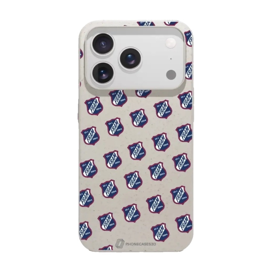 Phonecases3D iPhone 17 Pro IF Fram Larvik komposterbart cover, hvid billede 1