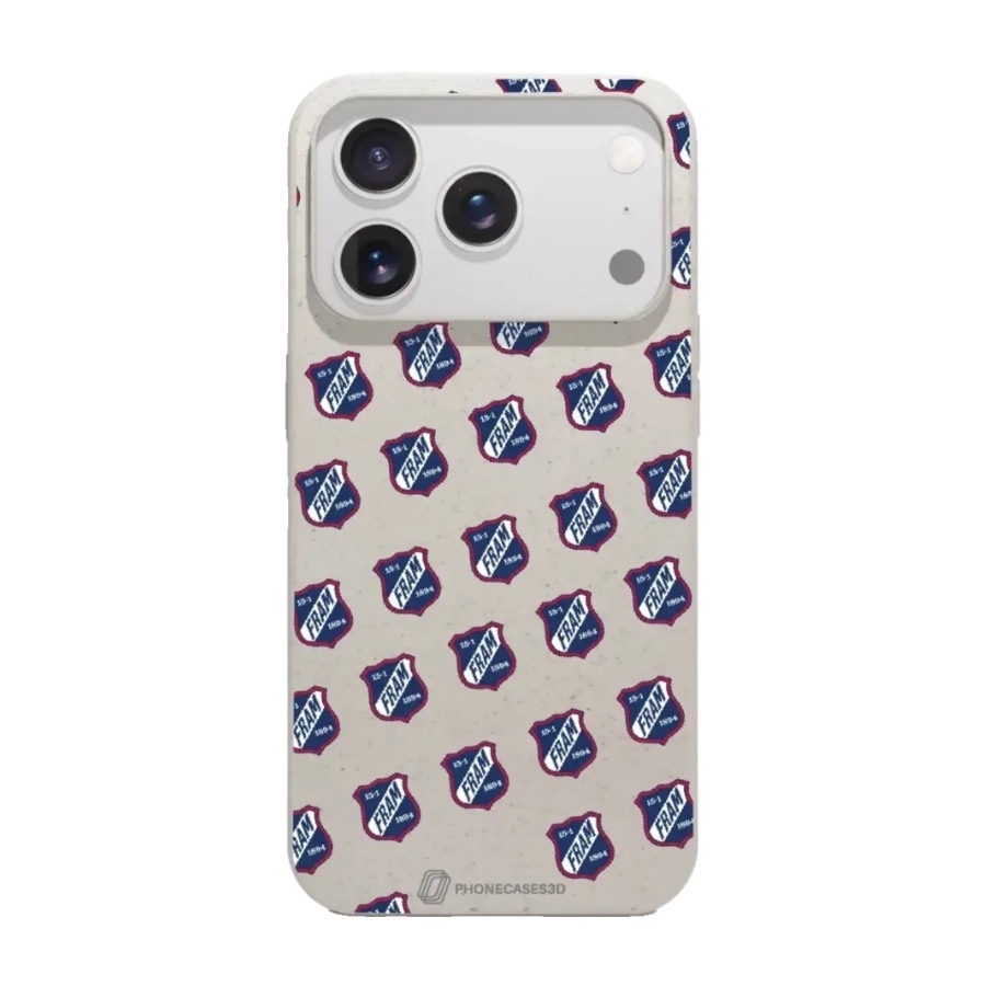 Phonecases3D iPhone 17 Pro Max IF Fram Larvik komposterbart cover, hvid billede 1