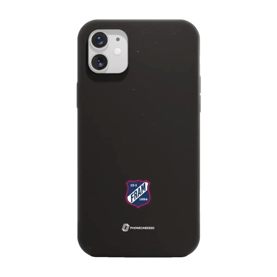 Phonecases3D iPhone 11 IF Fram Larvik komposterbart cover, sort billede 1