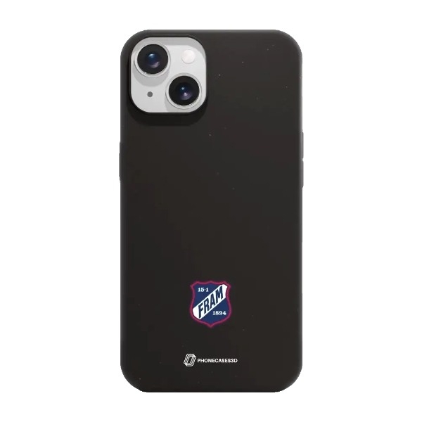 Phonecases3D iPhone 14 IF Fram Larvik komposterbart cover, sort billede 1