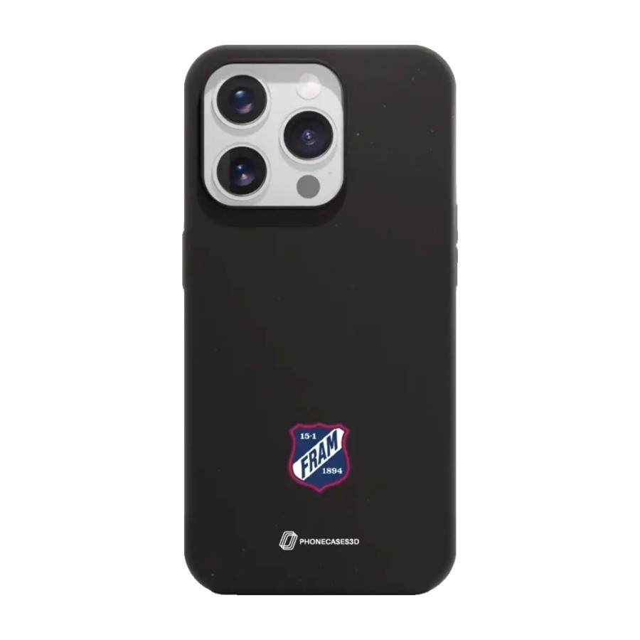 Phonecases3D iPhone 15 Pro IF Fram Larvik komposterbart cover, sort billede 1