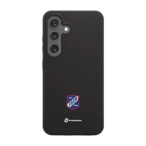 Phonecases3D Samsung Galaxy S25 IF Fram Larvik komposterbart cover, sort billede 1
