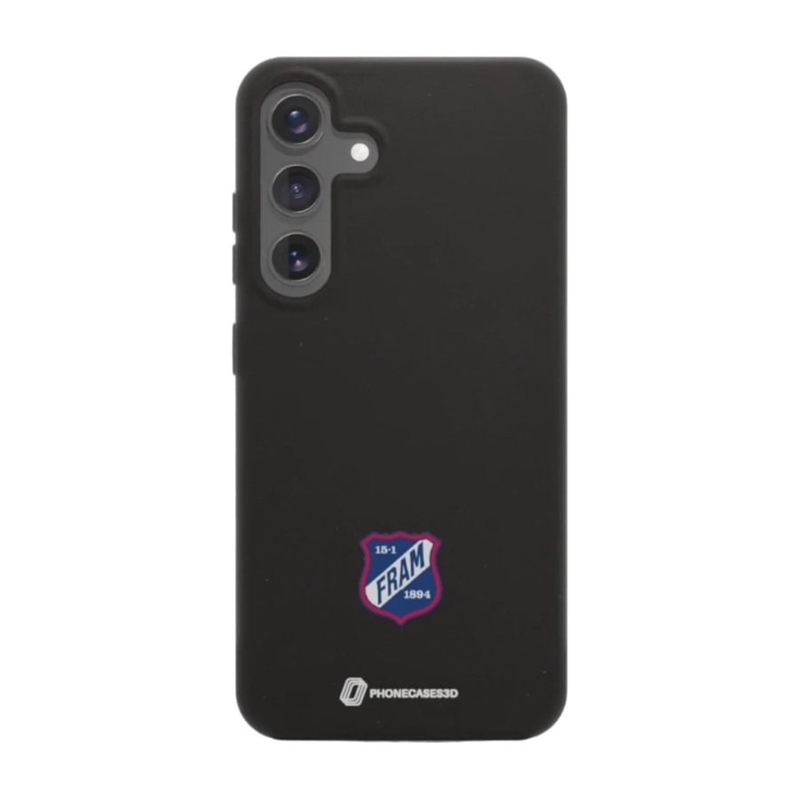 Phonecases3D Samsung Galaxy S25+ IF Fram Larvik komposterbart cover, sort billede 1
