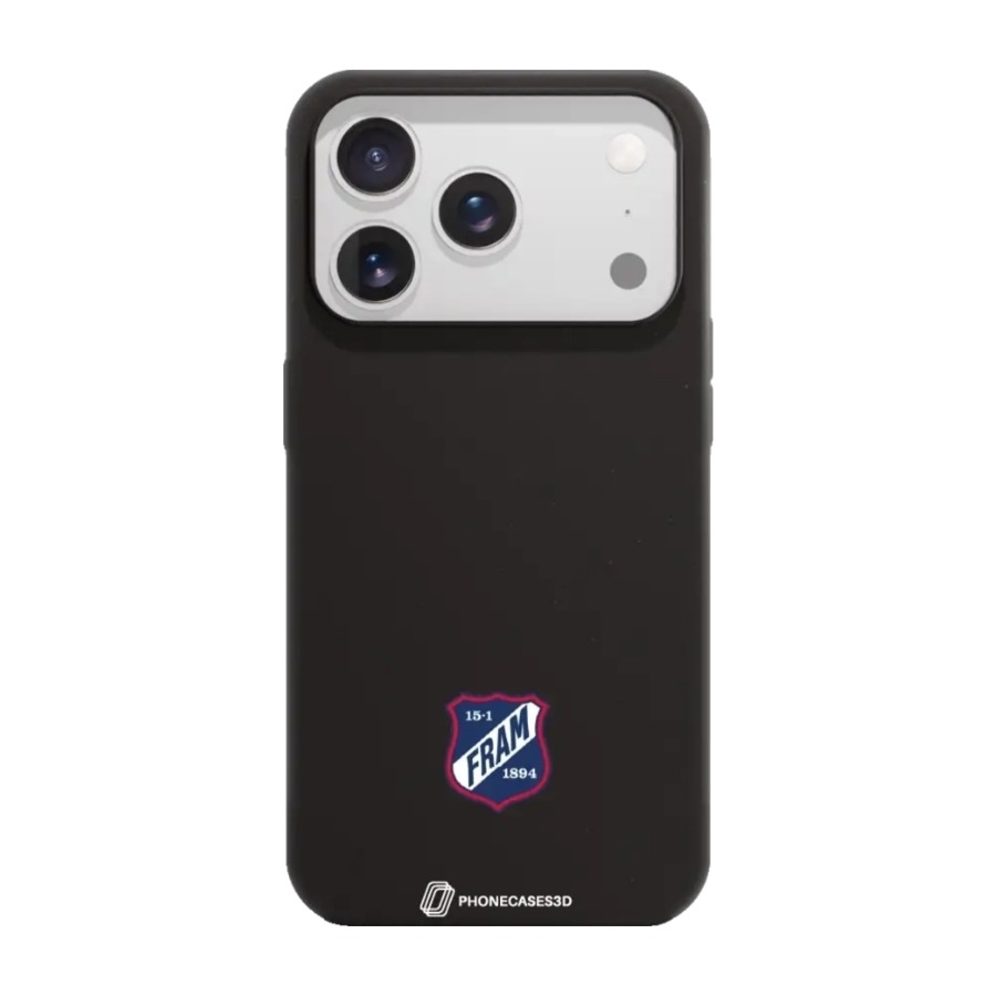 Phonecases3D iPhone 17 Pro IF Fram Larvik komposterbart cover, sort billede 1