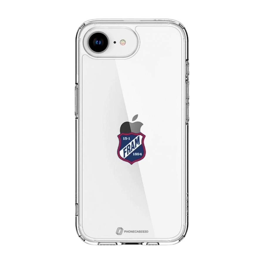 Phonecases3D iPhone 17e/16e IF Fram Larvik Clear case -mobilcover, hvid billede 1