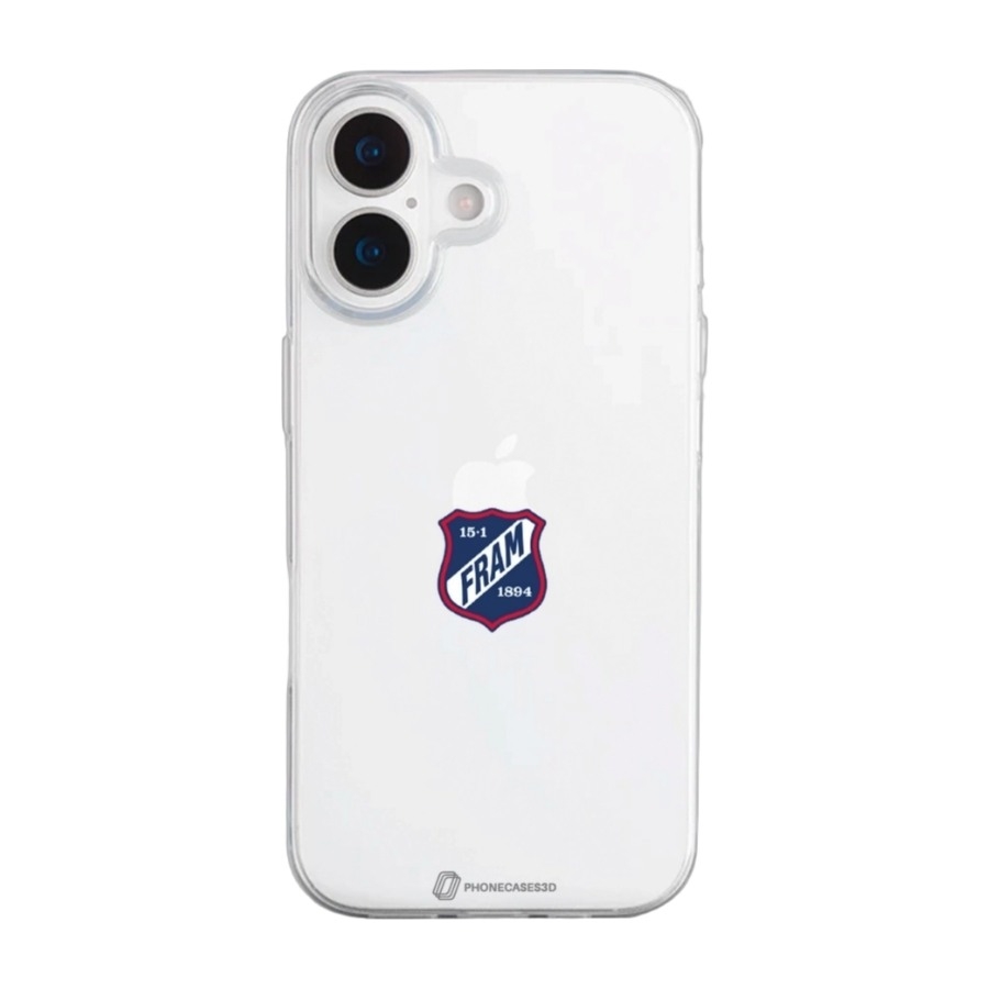 Phonecases3D iPhone 17 IF Fram Larvik Clear case -mobilcover, hvid billede 1