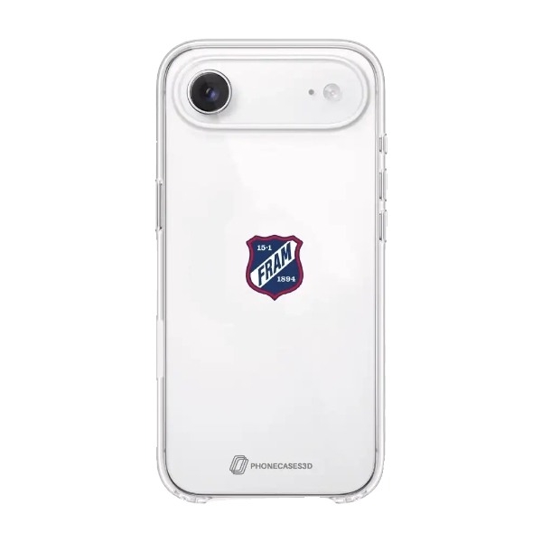 Phonecases3D iPhone Air IF Fram Larvik Clear case -mobilcover, hvid billede 1